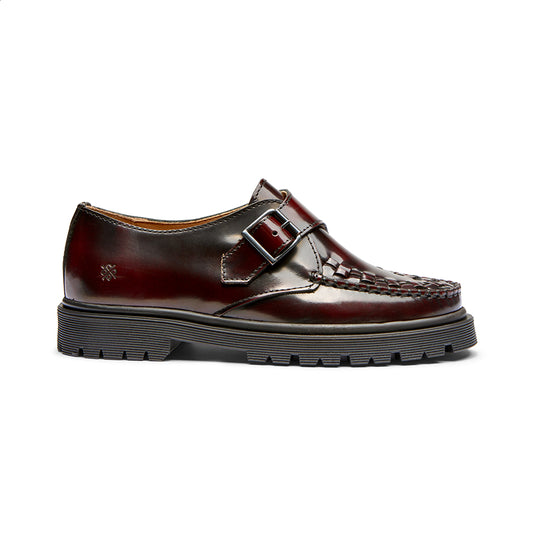 Playboy Talia Bordeaux Monk Loafer