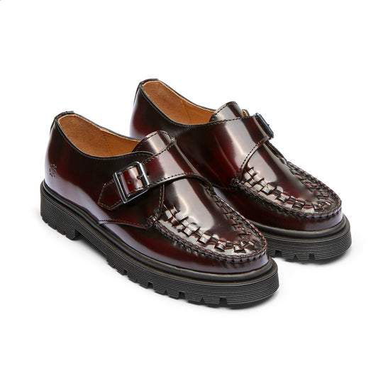Playboy Talia Bordeaux Monk Loafer
