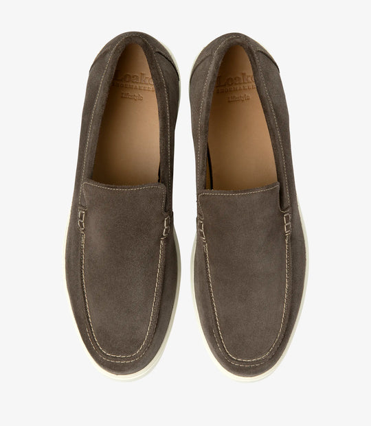 Loake Tuscany Mørkegrå Ruskind Loafer