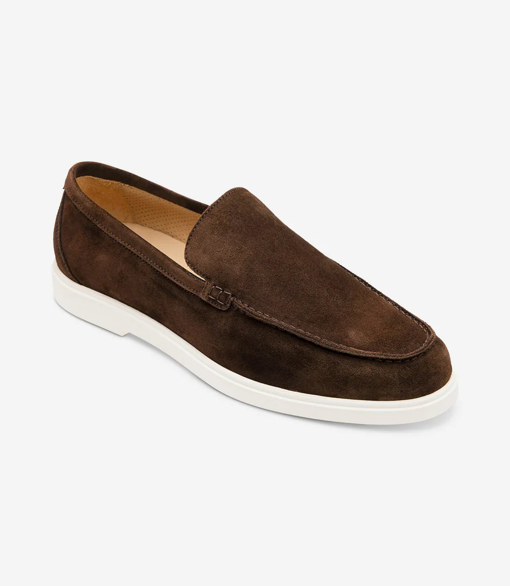 Loake Tuscany Brown Suede Loafers