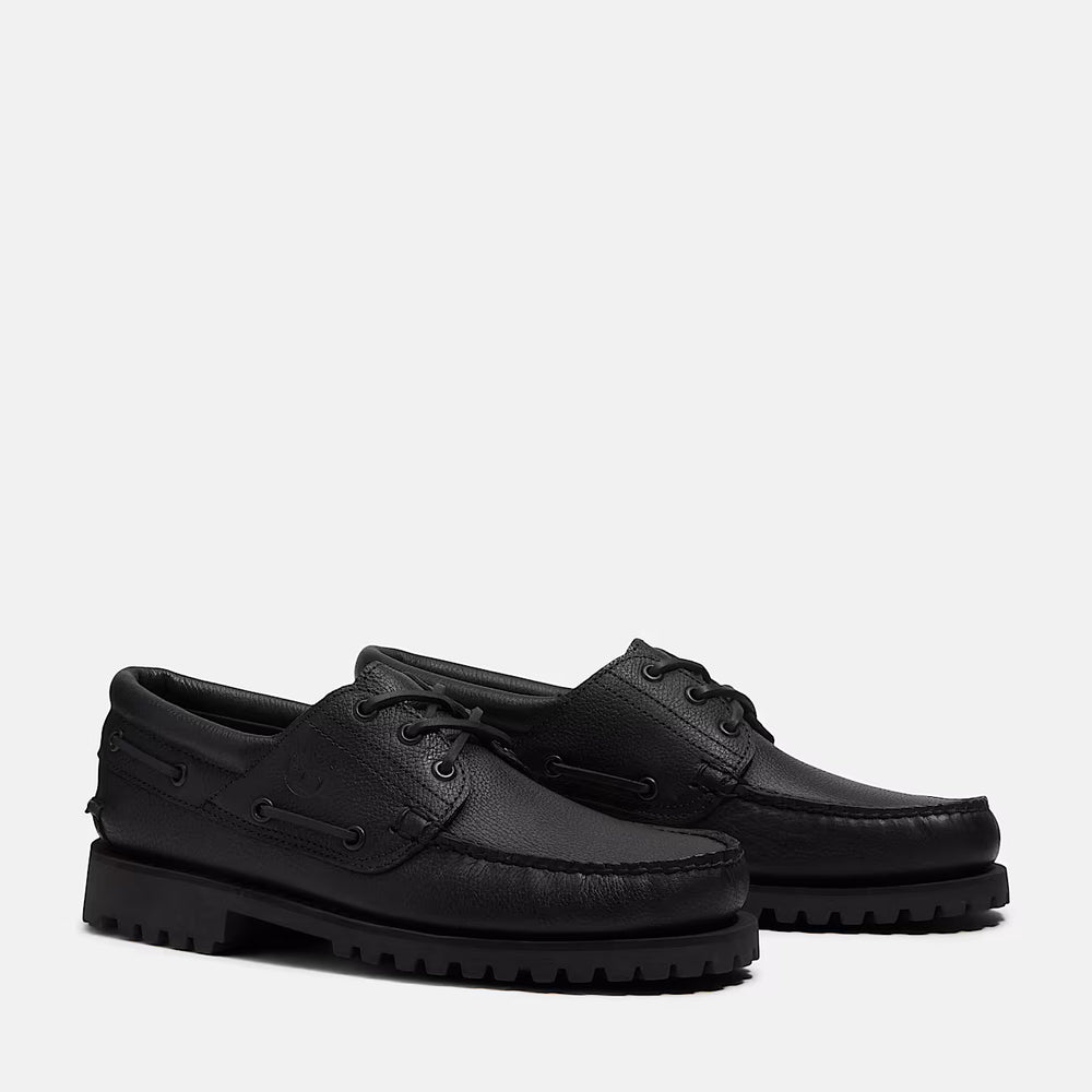 Timberland Authentic Bådsko Sort Grain Læder Mænd