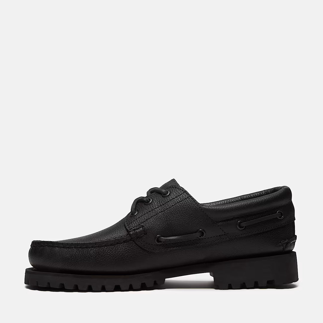 Timberland Authentic Bådsko Sort Grain Læder Mænd