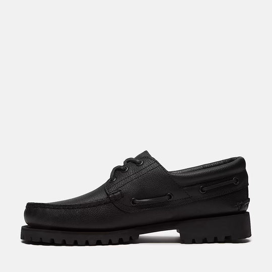 Timberland Authentic Bådsko Sort Grain Læder Mænd