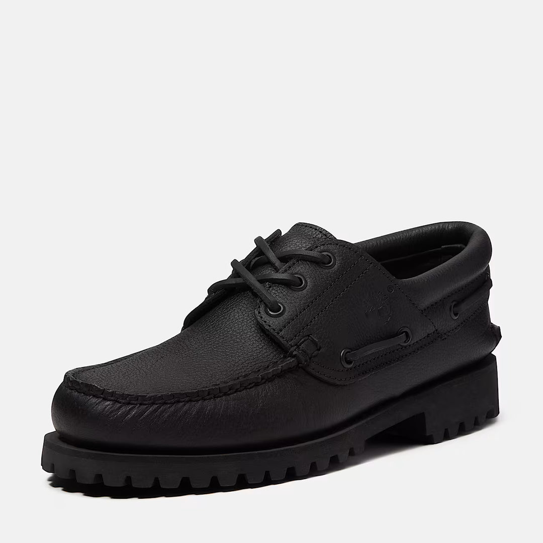 Timberland Authentic Bådsko Sort Grain Læder Mænd