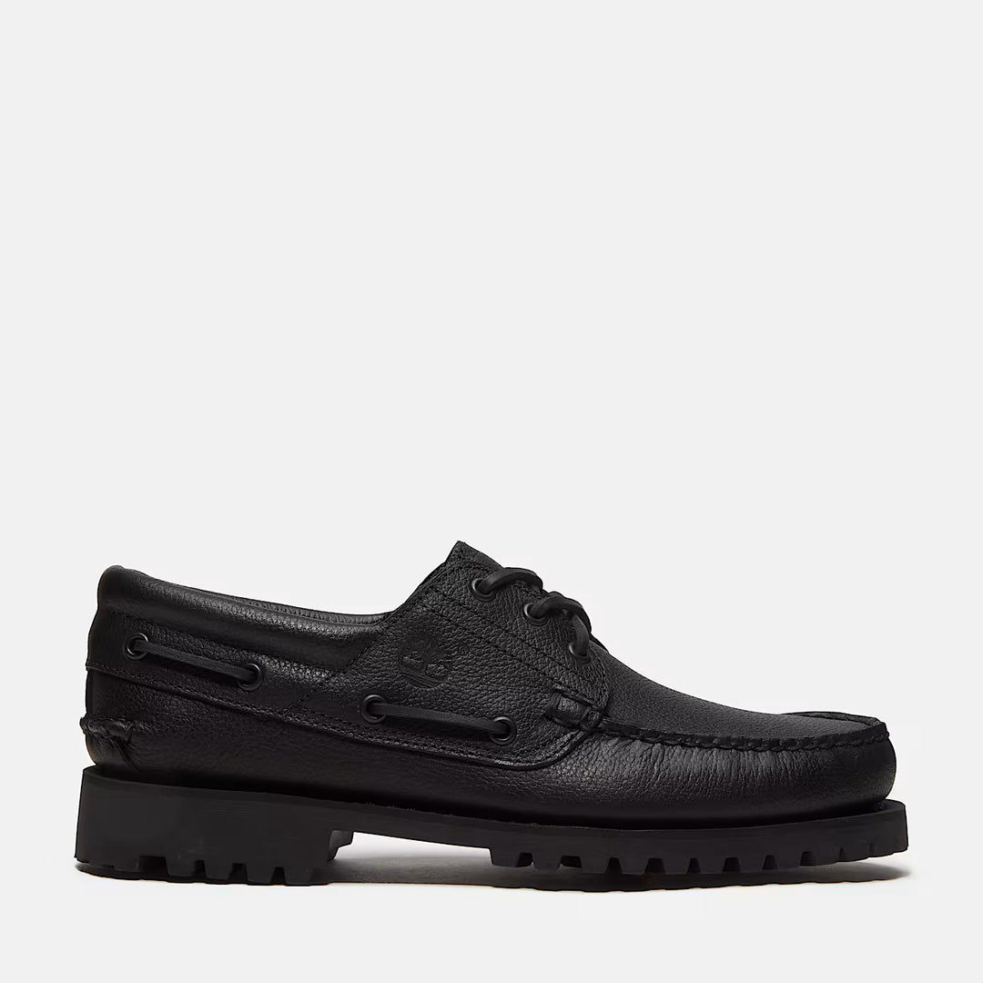 Timberland Authentic Bådsko Sort Grain Læder Mænd