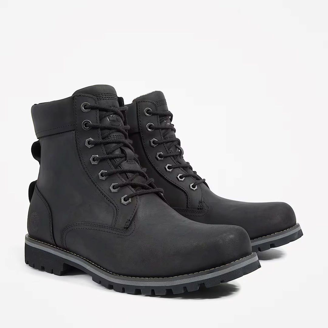 Timberland - Rugged Mid LaceUp Waterproof Boot - jet black - SORT