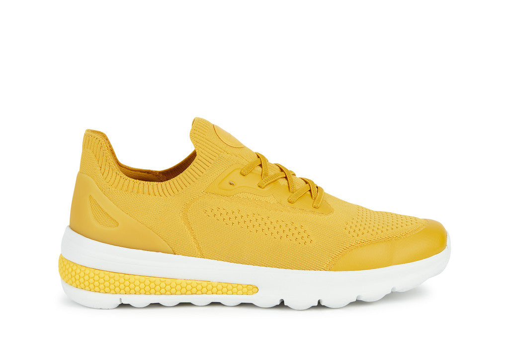 Geox Spherica Actif Yellow Sneakers