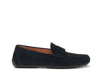 Geox U ISTRIA Mørkeblå Ruskind Loafer