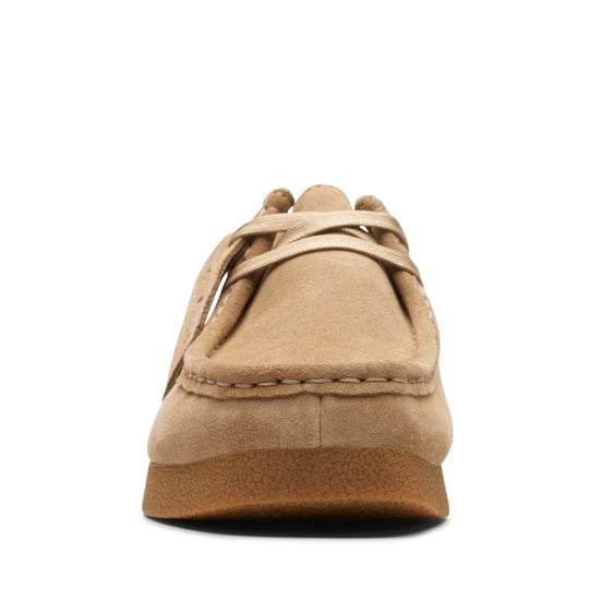 Clarks Wallabee EVOSh dark sand suede - mørk sandfarvet ruskind