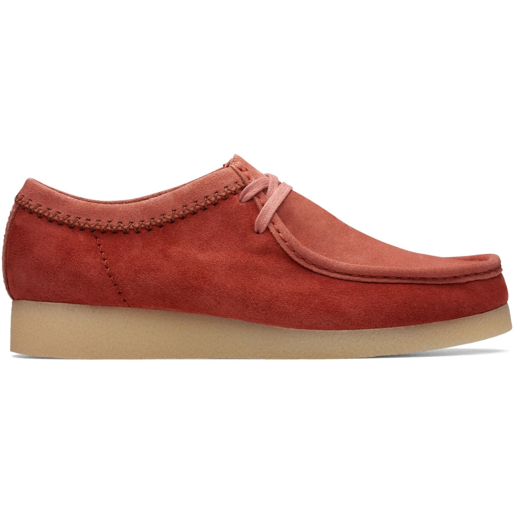 Clarks Wallabee EVO - terracotta rød ruskind