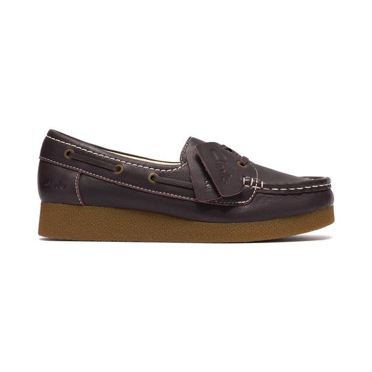 Clarks WallabeeEVOSea Dame Mørkebrun Læder