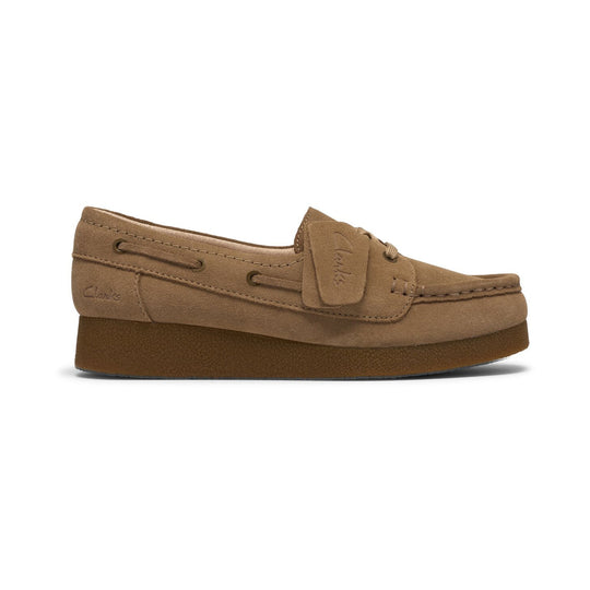 Clarks WallabeeEVOSea Dame Sandfarvet Ruskind