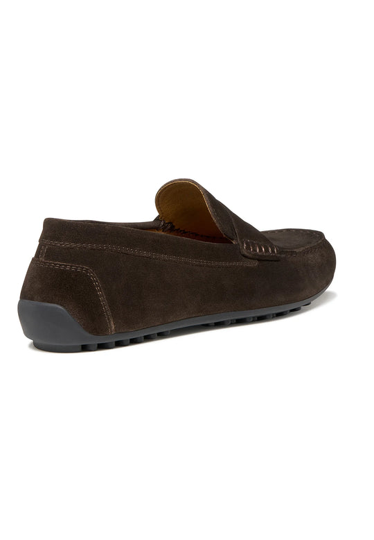 Geox U ISTRIA Mørkebrun Ruskind Loafer
