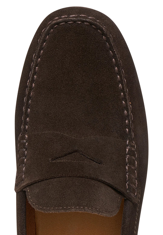 Geox U ISTRIA Mørkebrun Ruskind Loafer