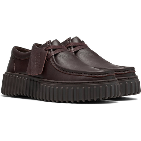Clarks Torhill Bee Mørkebrun Læder Dame