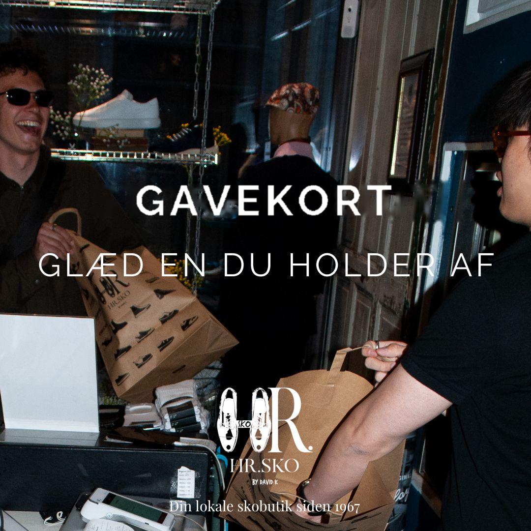 Gavekort til Hr. Sko - glæd en du holder af