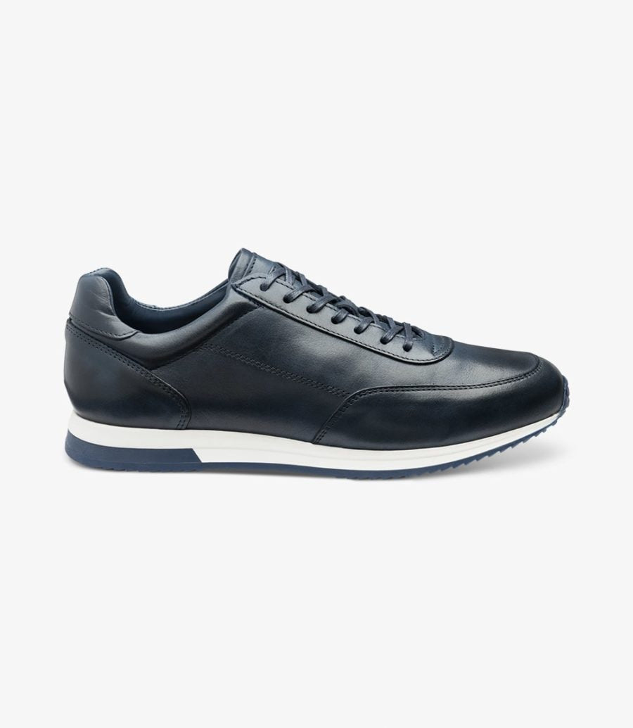 Loake Bannister Navy leather