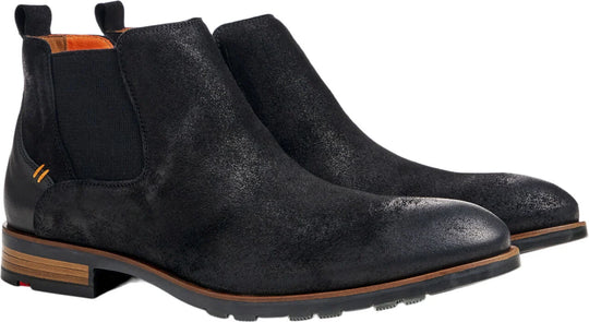 Lloyd Jonah sorte Chelsea Boots i ruskind