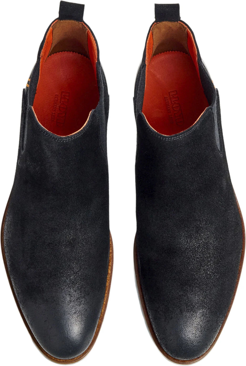 Lloyd Jonah sorte Chelsea Boots i ruskind