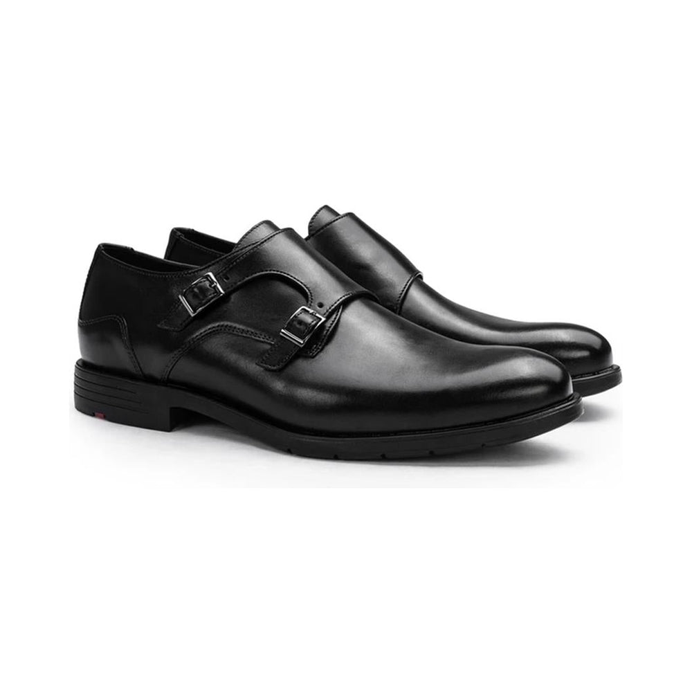Lloyd EEZY 220 Sort Læder Monk Strap