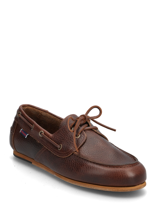 Sebago Owen Tumbled Mørkebrun Læder