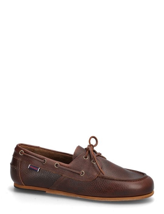 Sebago Owen Tumbled Mørkebrun Læder