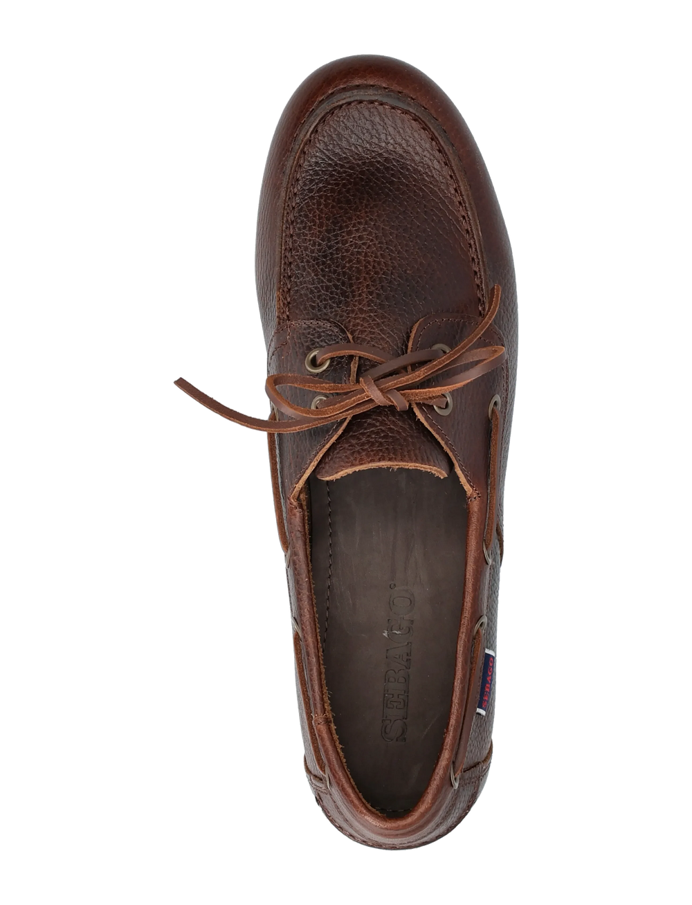 Sebago Owen Tumbled Mørkebrun Læder