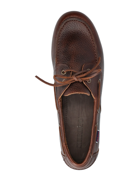 Sebago Owen Tumbled Mørkebrun Læder