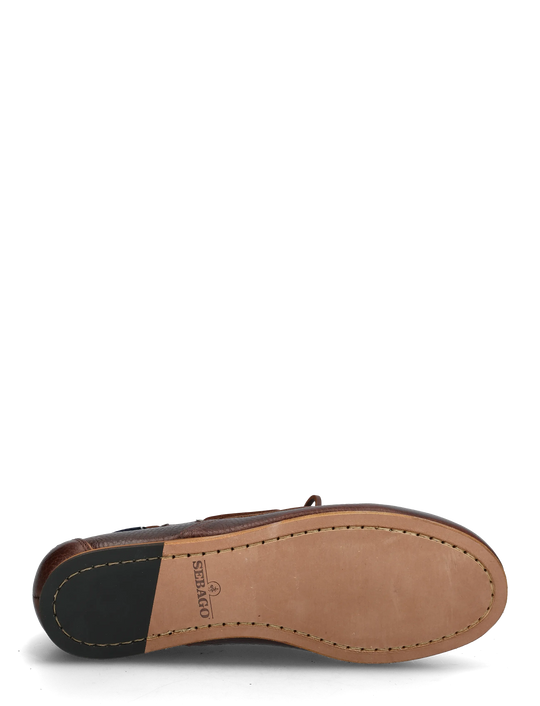 Sebago Owen Tumbled Mørkebrun Læder