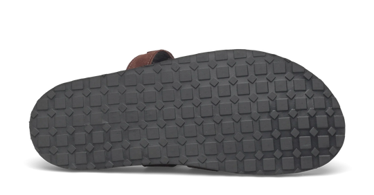 Steve Madden Manu Mørkebrun Ruskinds Sandal