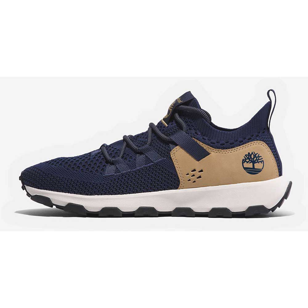 Timberland Winsor Trail Low Lace Low Lace Up Sneaker Dark Blue Knit