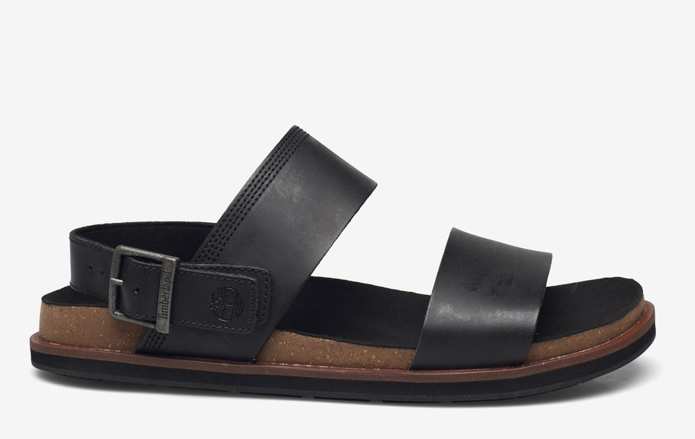 Timberland Amalfi Vibes Jet Black 2 Strap Sandals