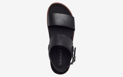 Timberland Amalfi Vibes Jet Black 2 Strap Sandals