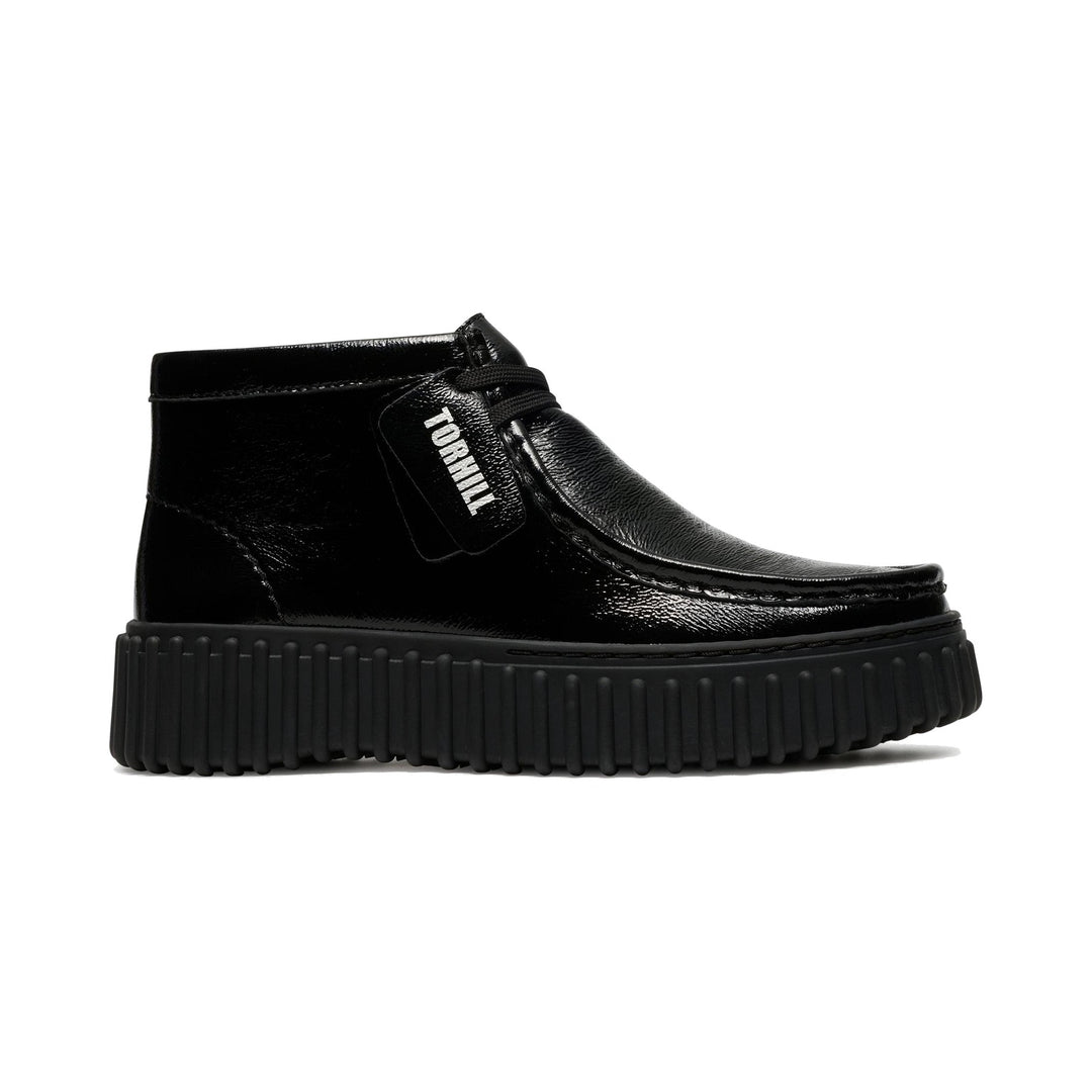 Clarks Torhill Moss Sort Patent Dame