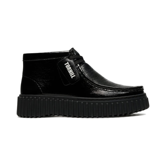 Clarks Torhill Moss Sort Patent Dame