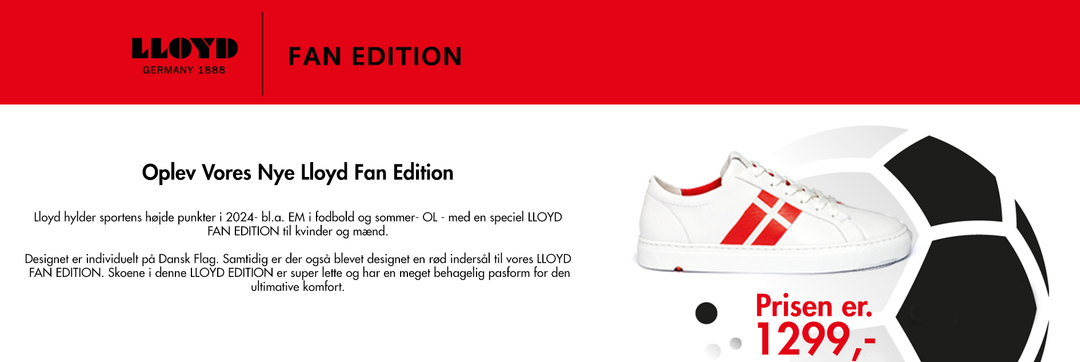 Lloyd Fan Edition Sneaker Med Dansk Flag