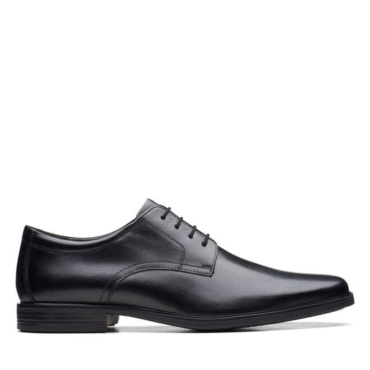 Clarks Howard Walk Black Leather - SORT