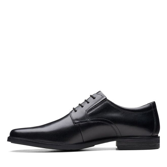 Clarks Howard Walk Black Leather - SORT