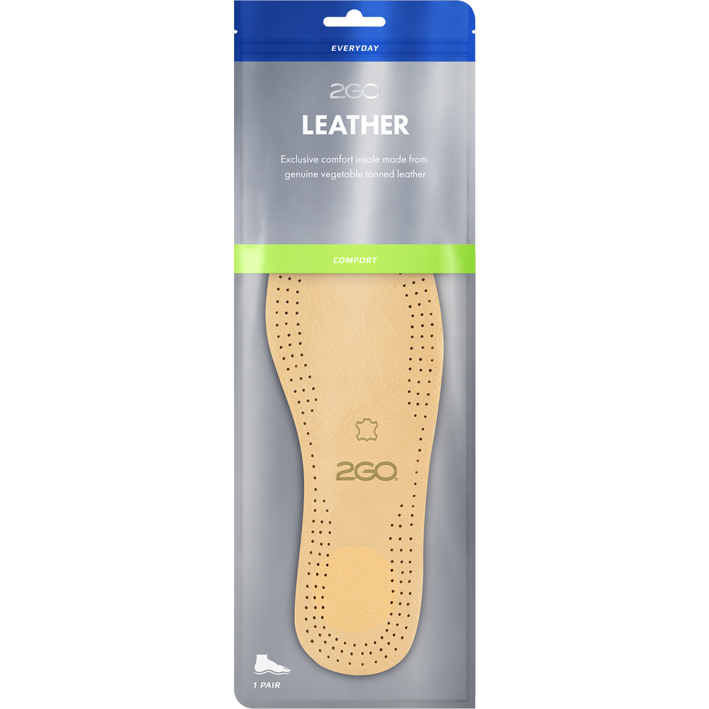 exclusive comfort insole made from genuine vegetable tanned leather