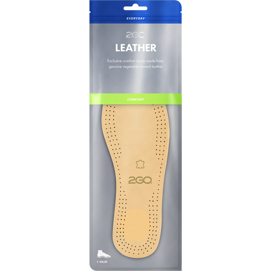 exclusive comfort insole made from genuine vegetable tanned leather