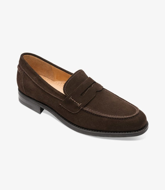 Loake Loafer 356 Dark Brown suede