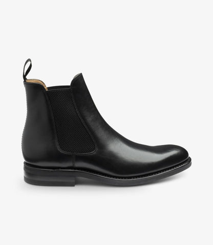 Loake Buscot Black Leather Chelsea Boots