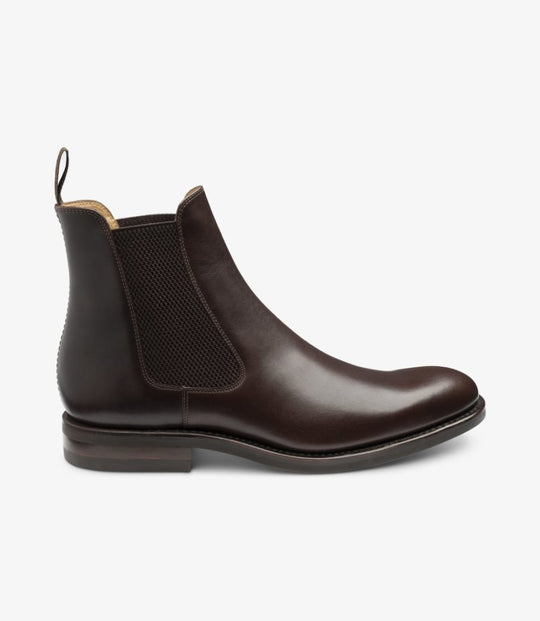 Loake Buscot Dark Brown Leather Chelsea Boots