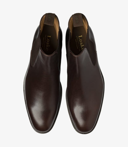 Loake Buscot Dark Brown leather Chelsea Boots