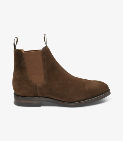 Loake 1880 Chatsworth Tobacco Suede Chelsea Boots