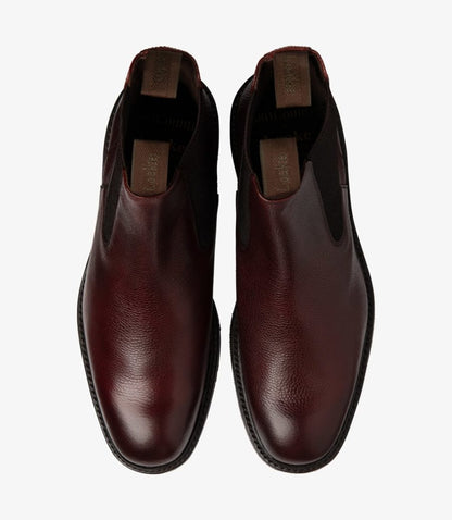 Loake Dingley Rosewood Grain leather Chelsea Boots
