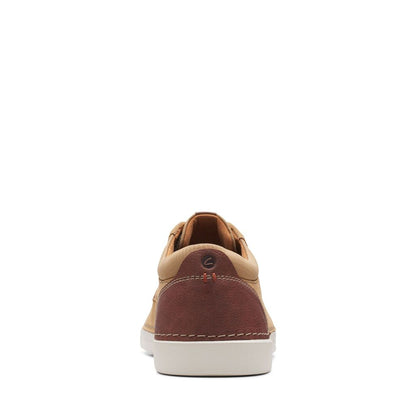 Clarks Gereld Lace Dark Sand Suede