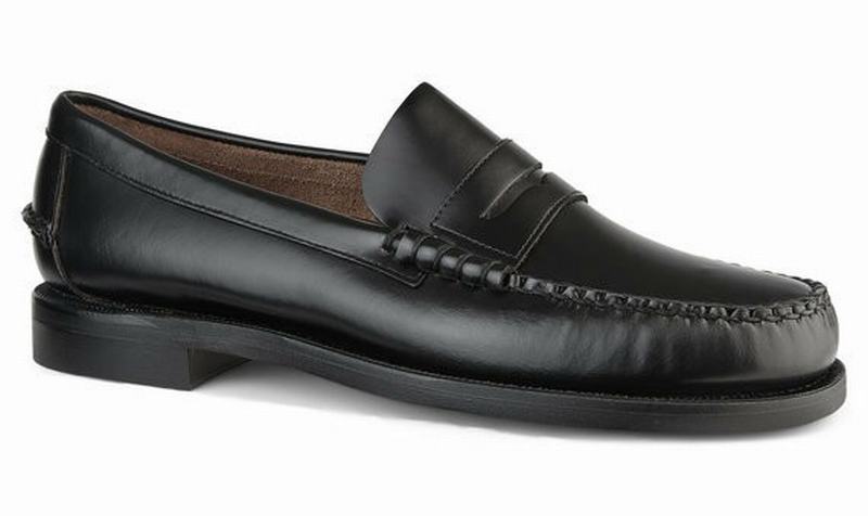 Sebago Classic Dan Loafer - herresko i sort læder