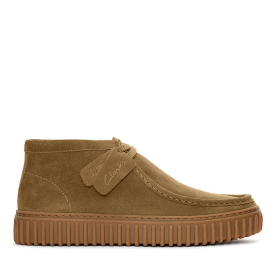 Clarks Torhill Hi - mørk sandfarvet ruskind