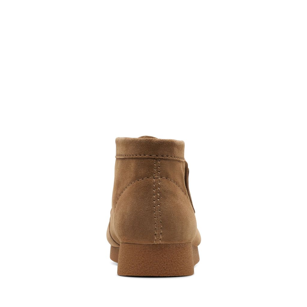 Clarks Wallabee Evo Boot - mørk sandfarvet ruskind